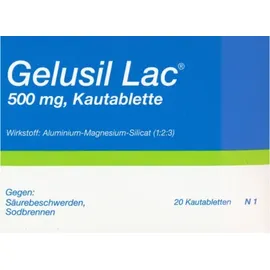 CHEPLAPHARM Arzneimittel GmbH GELUSIL LAC Kautabletten 20 St