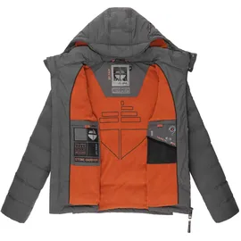 Stone Harbour "Arvidoo", Herren, Gr. S (48), grau (anthrazit), Obermaterial: 100% Polyester. Futter: 100% Polyester. Wattierung: 100% Polyester.