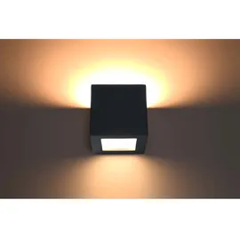 Sollux Lighting Wandleuchte (nicht enthalten) 14 cm Schwarz