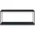 [en.casa] Notodden Wandregal 90 x 25 x 35 cm Schwarz