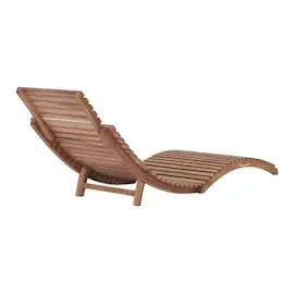 vidaXL Sonnenliegen 2 Stk. Massivholz Teak
