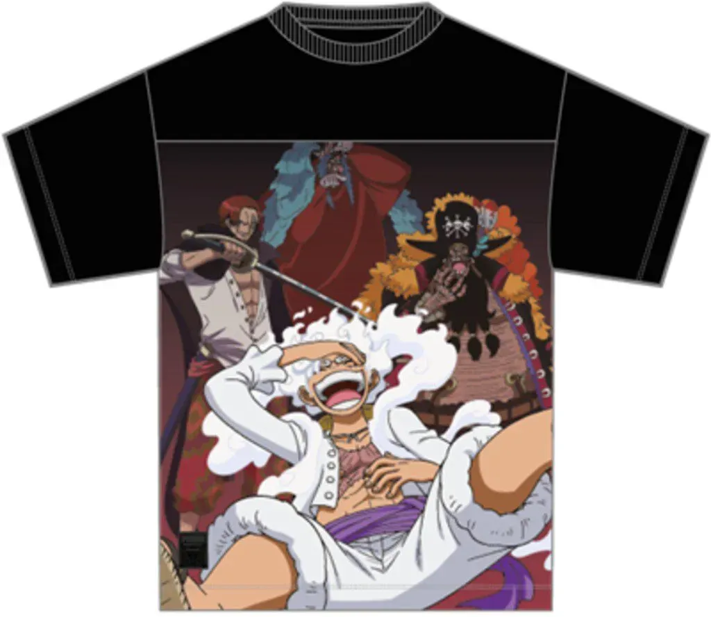 Puma - Anime T-Shirt - PUMA x ONE PIECE AOP Tee - S bis XXL - für Männer - Größe L - schwarz - L