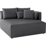 andas Ottomane »Nöre«, kurzes Lounge-Modul - zum Zusammenstellen, Breite 138 cm, Tiefe 128 cm grau