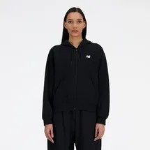 New Balance Sport Essentials French Terry Full Zip Sweatjacke Herren Schwarz XL