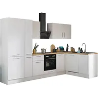 BASIC by Balculina Winkelküche L-Form 310 x 175 cm weiß