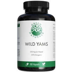 GREEN NATURALS Wild Yam Hochdosiert Vegan Kapseln