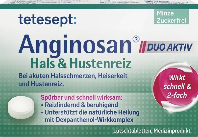 tetesept: Anginosan Hals & Hustenreiz Lutschtabletten