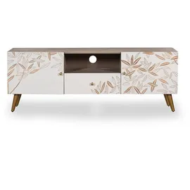 deluke LARS TV-Lowboard 41,5x140x40cm Creme Holz