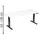 Geramöbel Schreibtisch Elevate Plus, elektrisch höhenverstellbar, HxBxT 630-1.280 x 1.800 x 800 mm, weiß/anthrazit