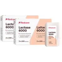 2x Lactase 6000 RedCare 2x2x100 St Tabletten
