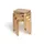 Erzi Hocker Formholz 38 x 38 x 38 cm Natur