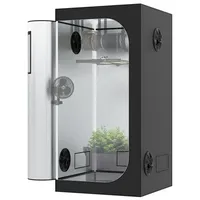 THE HOOKAH Gewächshaus Deluxe Growbox Growzelt Grow Box D600 Growschrank Zuchtschrank Zelt