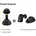 Barcode Handscanner Laser Wireless USB schwarz
