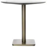 coco maison Brest Bistrotisch Stone Anthrazit Gold 80cm