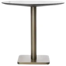 coco maison Brest Bistrotisch Stone Anthrazit Gold 80cm