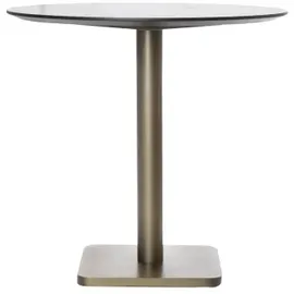 coco maison Brest Bistrotisch Stone Anthrazit Gold 80cm