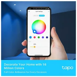 TP-Link Tapo L630 GU10 (2 Stück) Intelligente LED Lampe, RGB