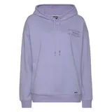 Buffalo Hoodie mit Statement Druck Lila 40/42