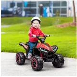 Homcom Elektroquad Kinder 12V rot (1-tlg)