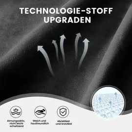 GTPLAYER Stoff Schwarz