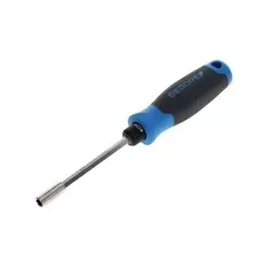 Knarren-Schraubendreher, Bithalter magnetisch, 1/4", 2K-Griff, 225mm, 2675