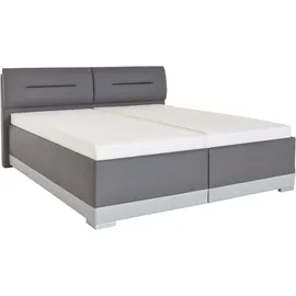MAINTAL Polsterbett 192 x 212 cm Grau