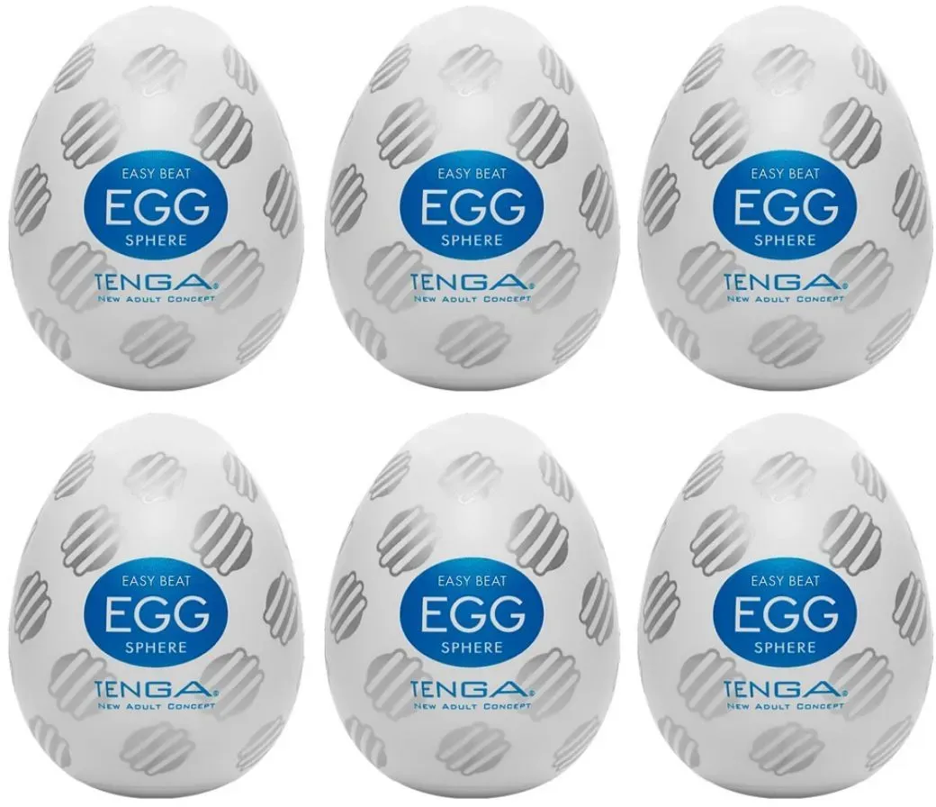 Tenga Egg Sphere 6er Vibrator 6 St transparent