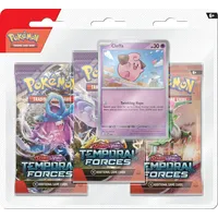 Pokémon TCG: Scarlet & Violet – Temporal Forces Triple Pack – Cleffa (3 Booster Packs & 1 Foil Promo-Karte)