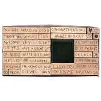 Rico Design Stempelset Englisch Holz