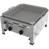 ChattenGlut Gasbräter 2-flammig 480 x 530 x 270 cm Edelstahl inkl. Pfanne
