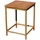 ASS Altenburger Bartisch 80 x 80 cm Braun