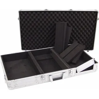 Roadinger DJ Flightcase DJ-Mixer Case (L x B x H) 160 x 870 x 520 mm (Zubehör), Audio Racks + Cases, Silber