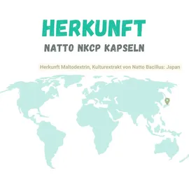 sinoplasan gmbh Natto Nkcp Pur 125 mg Kapseln 180 St.