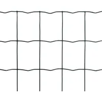 vidaXL Maschendraht Gitterzaun Schweiß gitter 10x1,0m