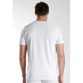 Bugatti T-Shirt »Bari« 2er Pack, V-Ausschnitt, Kurzarm, basic, Baumwolle, weich, atmungsaktiv bugatti weiß-hell-uni