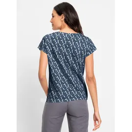 Inspirationen Rundhals-Shirt Blau 36
