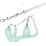 Trixie Junior Welpen-Softgeschirr Hundegeschirr Mint S–M