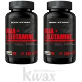 Body Attack BCAA L-Glutamin Kapseln 180 Stück