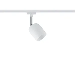 Paulmann URail Spot Blossom, Schienensystem Deckenleuchte G9, Metall Glas, Weiß, Leuchte Satin