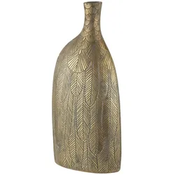 Deko Vase , braun , Polyresin (Kunstharz) , Maße (cm): B: 20,5 H: 46 T: 10,5