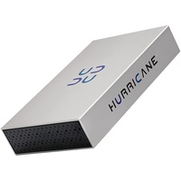 HURRICANE 3518S3 6TB Aluminium Externe Festplatte, 3.5 Zoll, USB 3.0 HDD extern Backup Desktop Speicher mit Netzteil für PC, smart TV, Ps4, Ps5, Xbox Laptop, kompatibel mit Windows mac OS Linux