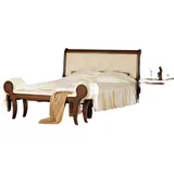 Xlmoebel Schlafzimmer-Set 5-teiliges Schlafzimmer-Ensemble mit eleganten Holzmöbeln: Bett, (Schlafzimmer-Set), Hergestellt in Europa braun