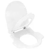 Villeroy & Boch Villeroy und Boch O.novo kids WC-Sitz 8M1261T1 mit Deckel, für Kinder, Scharniere Edelstahl, weiß AntiBac