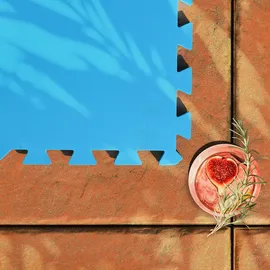 Eyepower Poolunterlage blau 1,9 m2