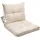 sunnypillow Rückenkissen 50 x 40 cm Ecru 2 St.