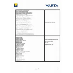 VARTA Batterie Accu Power Micro AAA 800mAh 56703101402 Pg 2 Stück 1.2V