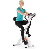 capital sports Azura Air Heimtainer, F Bike mit Magnet-Widerstand, Heimtrainer-Fahrrad Klappbar, Fitness Fahrrad Heimtrainer für Ausdauertraining ... - Gold