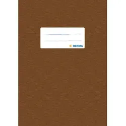 Heftschoner Plastik, A5, braun