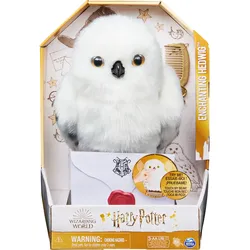 Spin Master - Harry Potter - Interaktive Plüsch-Eule Hedwig mit über 15 Geräuschen und Bewegungen
