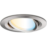 Paulmann 92961 LED-Einbauleuchte LED Einbauleuchte Nova Plus Eisen gebürstet